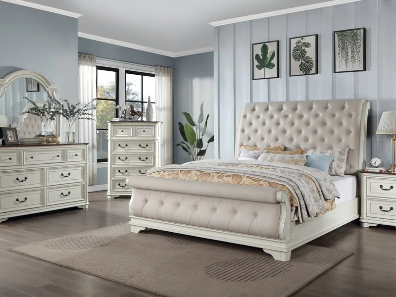 Royal Queen Bed - Home Center Furniture